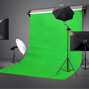 NEW Green Non-Woven Fabric Background 10x8ft Solid Color Backdrop